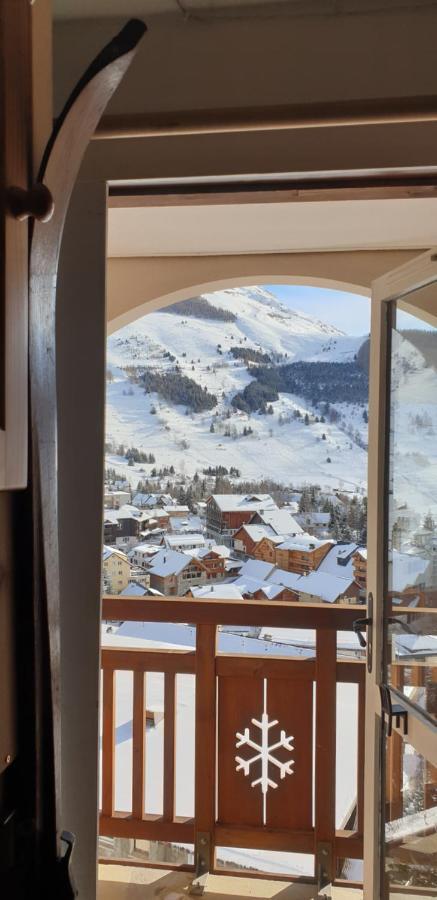 לס דה-אלפס Studio Alpheratz Forest - 1 A 3 Pers - Wifi, Balcon, Vue Piste Et Glacier Muzelle, Calme, Proche Commerces Et Pistes- Tsc Super Venosc A 80M מראה חיצוני תמונה