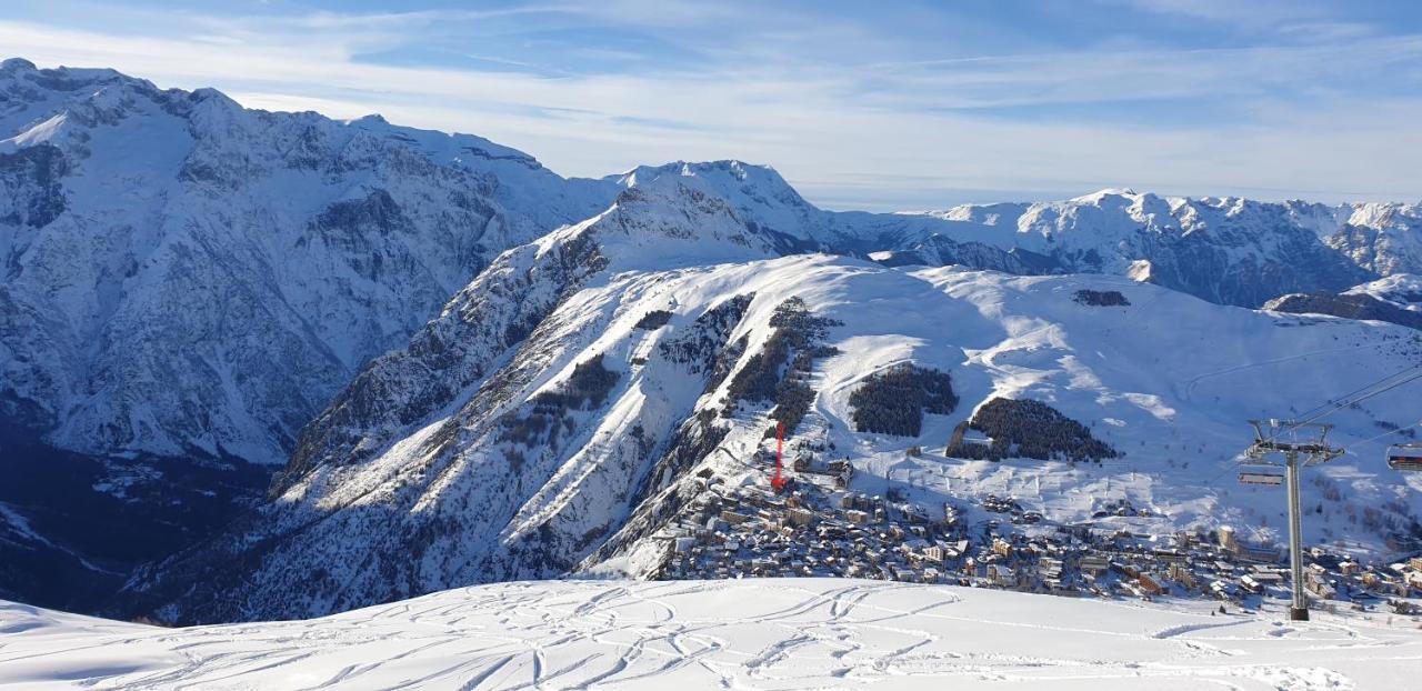 לס דה-אלפס Studio Alpheratz Forest - 1 A 3 Pers - Wifi, Balcon, Vue Piste Et Glacier Muzelle, Calme, Proche Commerces Et Pistes- Tsc Super Venosc A 80M מראה חיצוני תמונה