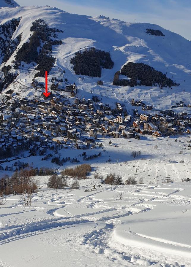 לס דה-אלפס Studio Alpheratz Forest - 1 A 3 Pers - Wifi, Balcon, Vue Piste Et Glacier Muzelle, Calme, Proche Commerces Et Pistes- Tsc Super Venosc A 80M מראה חיצוני תמונה